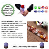 Natural Stone Fine Fortune Faceted Beads DIY Jewelry Making Accessories