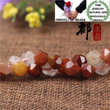 Natural Stone Fine Fortune Faceted Beads DIY Jewelry Making Accessories