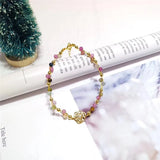 ZB365 Tourmaline Round Beads Bracelets Bangles