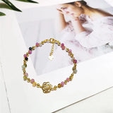 ZB365 Tourmaline Round Beads Bracelets Bangles