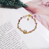 ZB365 Tourmaline Round Beads Bracelets Bangles