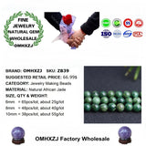 African Jade Round Beads 6 8 10 mm DIY Bracelet Necklace