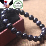 European Fine Sandstone Beads Bracelets - 68101214mm