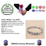 ZB407 810mm Rutilated Quartz Beads Bracelet