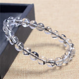 ZB407 810mm Rutilated Quartz Beads Bracelet