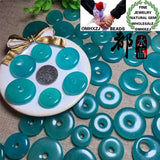 European Natural Stone Amazonite Water Drop Pendant Charm