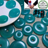 European Natural Stone Amazonite Water Drop Pendant Charm
