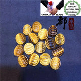 Natural Tiger Eye Tortoise Back Pendant Charm