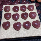 ZB447 European Strawberry Quartz PIXIU Heart Pendant