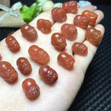 European Hot Red Agate PIXIU Pendant Charm