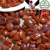 European Hot Red Agate PIXIU Pendant Charm