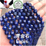 Natural Stone Fine Lapis Beads DIY Jewelry Making Accessories