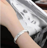 Dragon Phoenix Ching Cheung Woman Kpop Star 999 Sterling Silver Bracelet SZ18