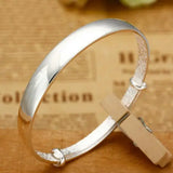Kpop Star Sterling Silver Adjustable Bracelet Bangles SZ16