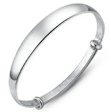 Kpop Star Sterling Silver Adjustable Bracelet Bangles SZ16