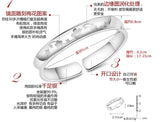 Plum Blossom Woman Kpop Star 999 Sterling Silver Bracelet Bangle