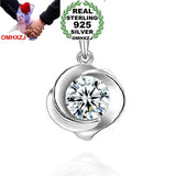 Geometric Rose Flower Woman Kpop Star 925 Sterling Silver Pendant Charm