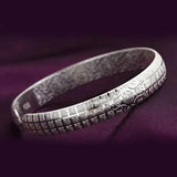 Adjustable 999 Sterling Silver Bracelet Bangles SZ21