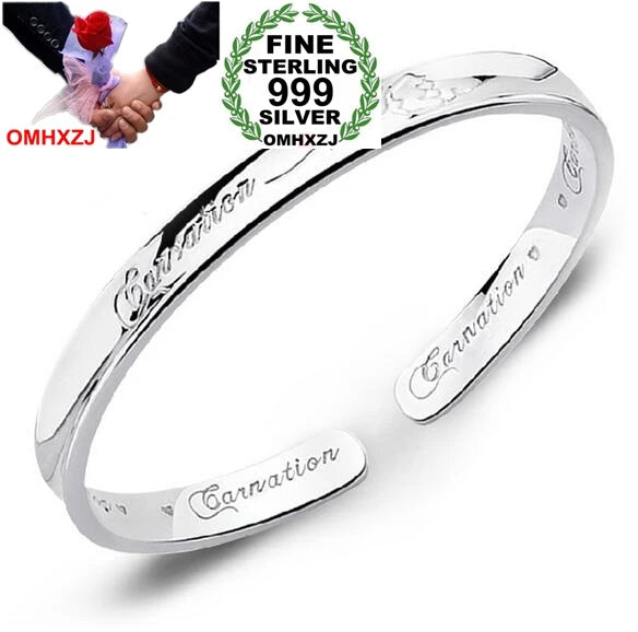 925 Silver Bracelet Bangle SZ14 Kpop Star Jewelry