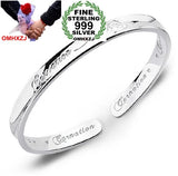 925 Silver Bracelet Bangle SZ14 Kpop Star Jewelry