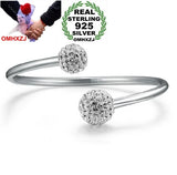 Kpop Star 925 Silver Adjustable Bracelet Bangles SZ13