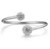 Kpop Star 925 Silver Adjustable Bracelet Bangles SZ13