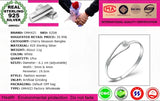 925 Silver Cherry Blossom Bangles SZ08
