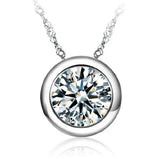 925 Sterling Silver Amethyst Pendant Charm PE49