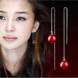 Bohemia Agate 925 Sterling Silver Earrings YS123