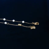 Pearl Bracelet Fine Jewelry For Women Chain Charm Bracelet