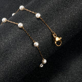 Pearl Bracelet Fine Jewelry For Women Chain Charm Bracelet