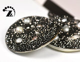 Freshwater Pearl Shell Pendant Coin Shape Loose Beads