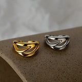 925 Sterling Silver Hollow-Out Geometric CLIP Earrings
