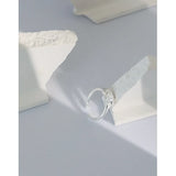 925 Sterling Silver Twist Clip Earrings TLE1223