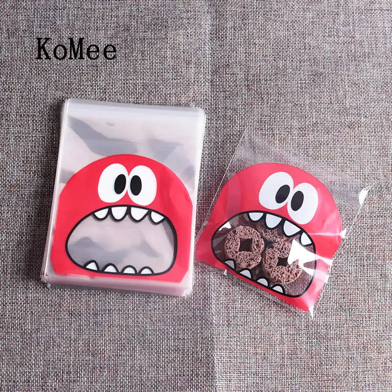 10x10+3cm Jewelry Baking Christmas Gift Packaging Bags 100pcs