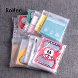 100pcs OPP Plastic Bags 10x10+3cm for Jewelry, Baking, Gifts