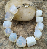 Opal Beads Stone Clasp Bracelet