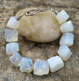 Opal Beads Stone Clasp Bracelet