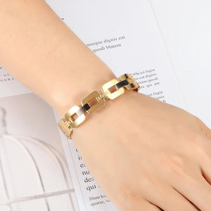 ORASI Jewelry Love Bracelet For Women Stainless Steel Bangles