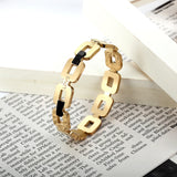 ORASI Jewelry Love Bracelet For Women Stainless Steel Bangles