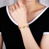 DESTINED Oriental Bracelet - Stainless Steel Adjustable Cuff for Women
