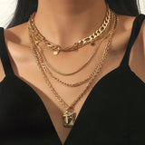 Ins Jewelry Multilayer Thin Chain Sweater Chain for Women