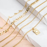 Ins Jewelry Multilayer Thin Chain Sweater Chain for Women