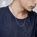 1.5MM Italian Silver Rope Chain Necklace 925 Sterling Silver Twist Chain