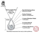 925 Silver Pendant Necklace for Women SN40