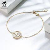 Pet Bracelet Natural Mother of Pearl Puppy Chain Bracelet