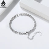925 Silver Phoenix Tail Chain Bracelet Women Wedding Jewelry SB112