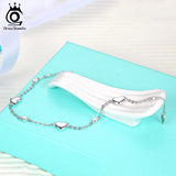 925 Silver Heart Charm Bracelet Set for Women, Party Jewelry SB02