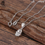 925 Silver Chain Pendant Necklace with Zirconia Jewelry SN300