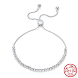 925 Silver Diamond-Cut Bolo 3mm Bead Bracelet Women's Jewelry